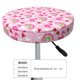 thumbnail image 4 of Disketp Cute Flamingo Funda Redonda para Taburete, Funda de Cojín para Silla de Bar Suave y Elástica-14 inch, 4 of 7