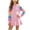 Pink, variant on Grblisyd Girls Hoodies Dresses Long Sleeve Pullover Tops Drop Shoulder Sweatshirt Casual Mini Dress