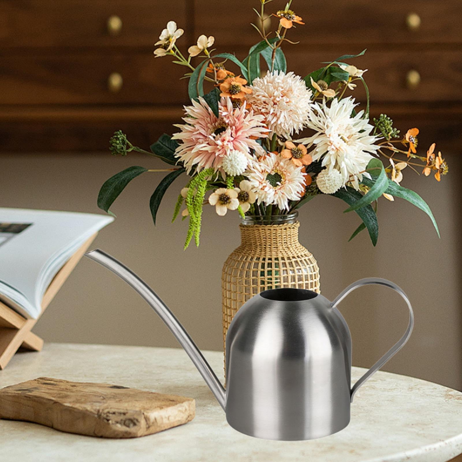 MAGIDEAL Watering Can 35oz/1000 ml Decorative Comfortable Handle Gardening Tool Water Can