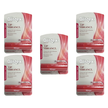 5 Pack - Blistex Lip Vibrance, Lip Protectant, 0.13 oz Each