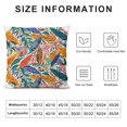thumbnail image 5 of Autua Leaves Pattern Graphic Decorative Throw Pillow Cover for Home Couch Living Room Sofa Bed - 1PC 20x20in, 5 of 5