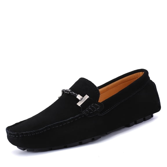 Men's Trendy Breathable Slip On Lace Free Loafers, Causal Outdoor Walking Shoes