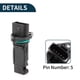 thumbnail image 4 of Sensor de Flujo de Aire Masivo para VW Bora Sensor MAF Interno Duradero 1 Pcs para VW Golf Jetta, 4 of 6