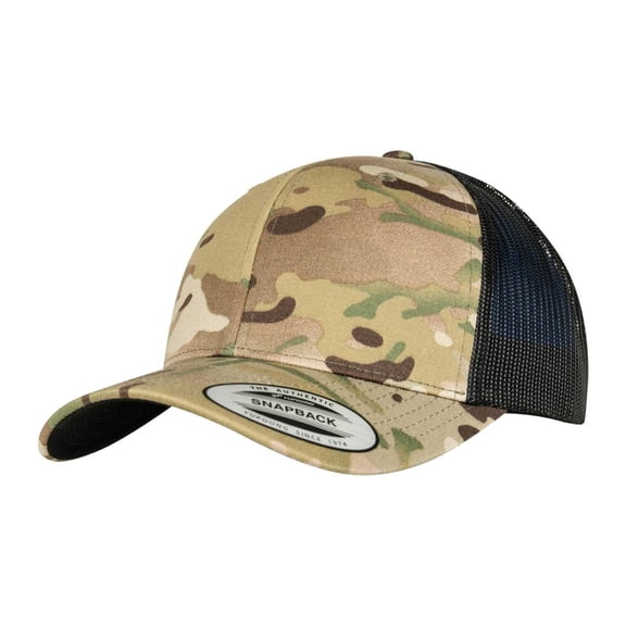 Flexfit Adult Retro Camo Trucker Cap