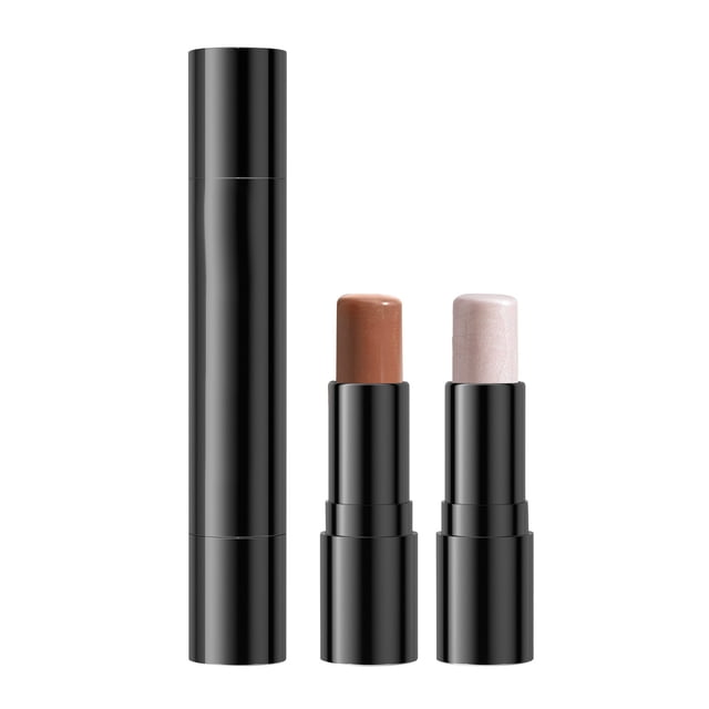 Stick Cosmétique Double Tête Haute Brillance Éclaircissant Naturel et Modification de l'Ombre Faciale