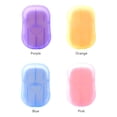 thumbnail image 2 of Travel Portable Disposable Soap Flakes with Storage Box Container 20Pcs Soap Papers Scented Foaming Mini Paper Soap Hand Washing Cleaning Supplies, 2 of 8
