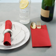 thumbnail image 4 of 100 Pcs Serviettes de Table Jetables avec Poche Intégrée pour Couverts, Serviettes en Papier Prépliées pour Mariage Rouge, 100 x Serviettes de Table Jetables, Rouge, 4 of 6