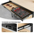 thumbnail image 6 of Trilenars 61-Inch Tool Storage Woodworking Workbenches with Drawers, Garage Workbench, Storage Shelf and Peg Board, 300Lbs Weight Capacity Work Table for Workshop, 6 of 9