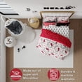 thumbnail image 4 of Juego de sábanas Franco Collectibles Hello Kitty Polka Dot Queen, 4 of 7