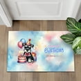 thumbnail image 4 of Happy Birthday Cute Puppy Schnauzer with Cake Gifts Party Hat Doormat Miniature Schnauzer Dog Lover Indoor Outdoor Welcome Mat - 00029, 4 of 5