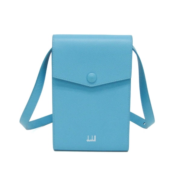Pre-Owned Dunhill Cadogan Women's Leather Shoulder Bag Blue (Good)