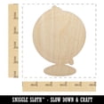 thumbnail image 2 of Explorer World Globe of Planet Earth Wood Shape Unfinished Piece Cutout Craft DIY Projects - 4.70 Inch Size - 1/8 Inch Thick, 2 of 7
