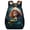 Color, variant on Mermaid in Coral Reef Oxford Cloth Backpack Double Zipper Hidden Pocket Commute