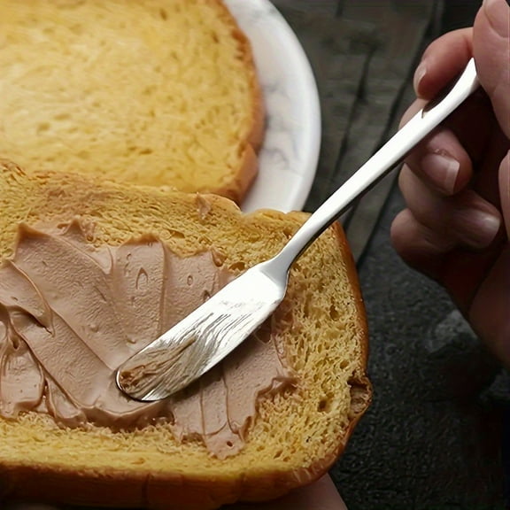 4-Piece Stainless Steel Spreader Set – Durable Butter, Cheese & Jam Knives with Comfortable Grip and Sleek Mirror Finish for Kitchen & Entertaining