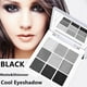 thumbnail image 2 of Paleta de sombras Go Ho, negro, gris, plateado y ahumado, 9 colores, 2 of 8