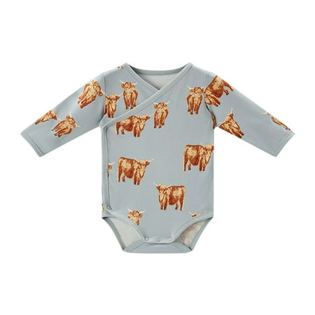 

ZHAGHMIN Cowboy Boot Romper Jumpsuit Baby S Autumn Clothes And Trousers Suit Cotton Baby Clothes Spring And Autumn Long Sleeved Underwear High Waist Belly Care Suit Boys 2T Outfits Gender Neu