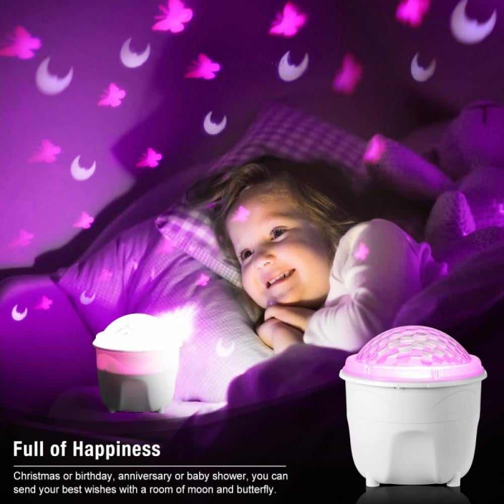 Details about   Night Light Baby Kids Lamp Moon Star Sky Projector Rotating Cosmos for kids US 