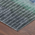 thumbnail image 3 of Addison Rugs Mayfield Premium Machine Washable Transitional Stripes Blue Rectangle Rug, 5' x 7'6", 3 of 6