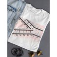 thumbnail image 3 of Two Way Railroad T-shirt Women's -Taher Saoud Designs, 3 of 4
