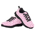 thumbnail image 3 of Chririnla Girls Tennis Shoes for Kids Size 1 Pink Leopard Print Athletic Running Shoes School Cute Lightweight Breathable Sneakers for Sport Travel Fitness, 3 of 7