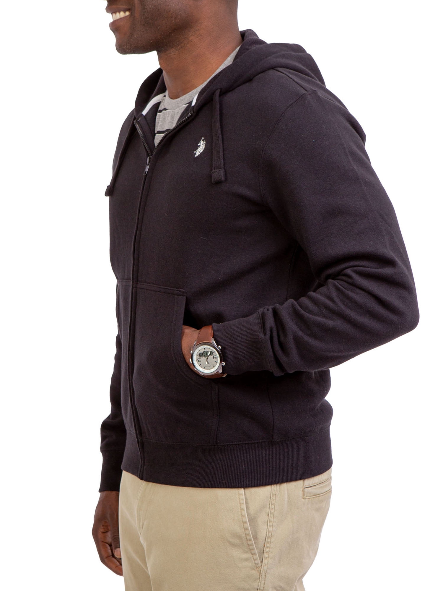 U.S. Polo Assn. Men's Everyday Full Zip Fleece Hoodie