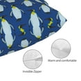thumbnail image 5 of Cauagu Beautiful King Penguin Pattern Print Pillow Covers with Envelope Closure,1PC Pillow Cases Decorative Pillow Case for Bed & Couch, Pillows Not Included-20"x30", 5 of 6
