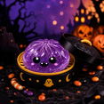 thumbnail image 4 of Dumpling Squeeze Squishy, Halloween Spooky Ghost Dumpling Squishies Balls, Dumplings Stress Balls for Adults Fidget Dumpling With Steamer,Relief Fidget Sensory for Holiday & Birthday Gifts, 4 of 6