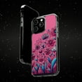 thumbnail image 6 of DistinctInk Hybrid (Acrylic / TPU) Clear Slim Fit Case for Apple iPhone 13 Pro MAX (6.7" Screen) - "Blooming Delight: A Colorful Cartoon Garden", 6 of 8