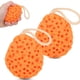 thumbnail image 4 of Esponja de baño para bebé, 2 uds., frotador corporal suave para baño, ducha infantil, bola de baño espumosa, color naranja, 4 of 5