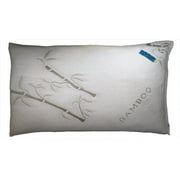 Five Diamond Collection Bamboo Covered Shredded Memory Foam Pillow,100% Washable, Made in USA, (King)