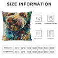 thumbnail image 5 of PHYHOO Cute Pet Goldendoodle Frise Dog Pattern Throw Pillow Covers Linen Cushion Cover Cases Pillowcases Sofa Home Decor, 5 of 5