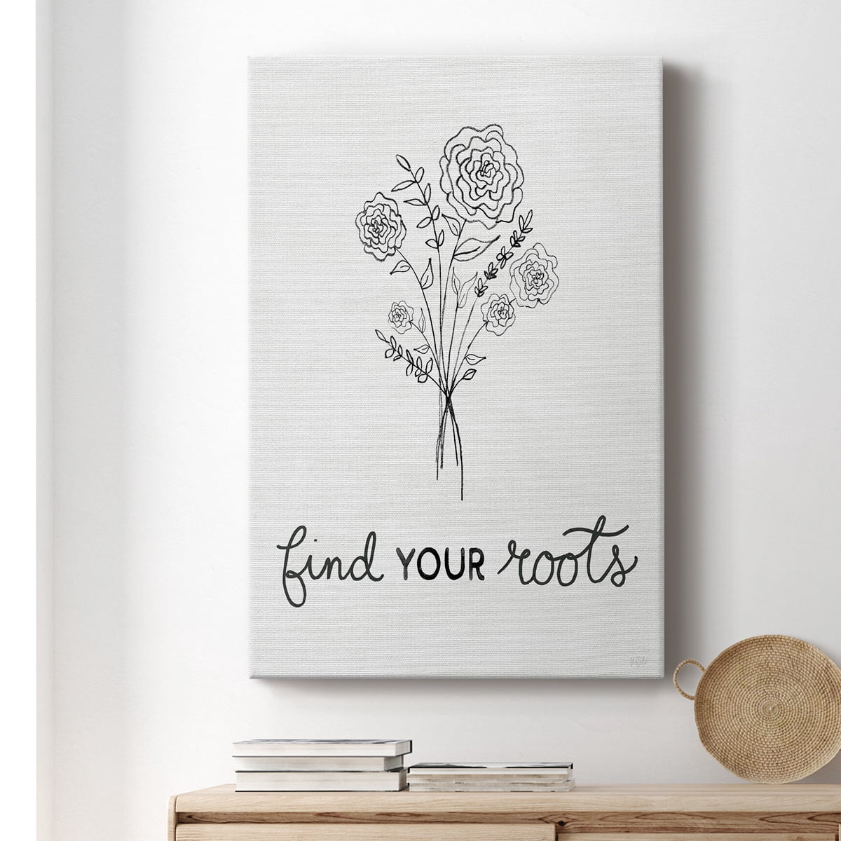 Find Your Roots Sketch Premium Gallery Wrapped Canvas - Ready to Hang