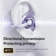 thumbnail image 4 of M91 Ear Clip Earbuds Wireless Bluetooth Headphones Noise Reduction Earphones, 4 of 5