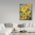 thumbnail image 3 of Trademark Fine Art 'Cascading Sunflowers' Canvas Art by Joanne Porter, 3 of 3