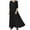Black Dress, variant on Women's Maxi Plus Size Basic Dress Sale Solid Winter Autumn Dresses V Neck Elegant Casual Comfy Trendy Long Sleeve Holiday Navy XXL