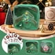 thumbnail image 4 of Pisexur Belleza Maquillaje Neceser de maquillaje transparente navideño - Organizador de artículos de tocador de viaje con bordado de Papá Noel y árbol festivopara mujeres y hombres, 4 of 9