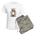 thumbnail image 5 of CafePress - Funny Beagle Women's Light Pajamas - Women's Short Sleeve Print T-Shirt and Pants Light Cotton Pajama Set, 5 of 7
