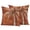 Burnt orange, variant on Outdoor Pillow Covers 16 x 16 Inches, Boho Coconut Trees Waterproof Throw Pillow Cover Set of 2, Tropical Palm Plants Burnt Orange Decorative Square Cushion Covers for Patio/Tent/Couch/Garden