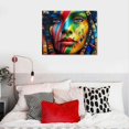 thumbnail image 5 of Canvas Eduardo Kobra African Graffiti Wall Home Decor, 5 of 6