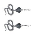 thumbnail image 1 of Qarigey 1 par de pendientes colgantes decorativos DIY para mujer, joyería étnica informal para niñas, decoración de pendientes Ropa, zapatos y accesorios Miscelánea Plata, 1 of 6