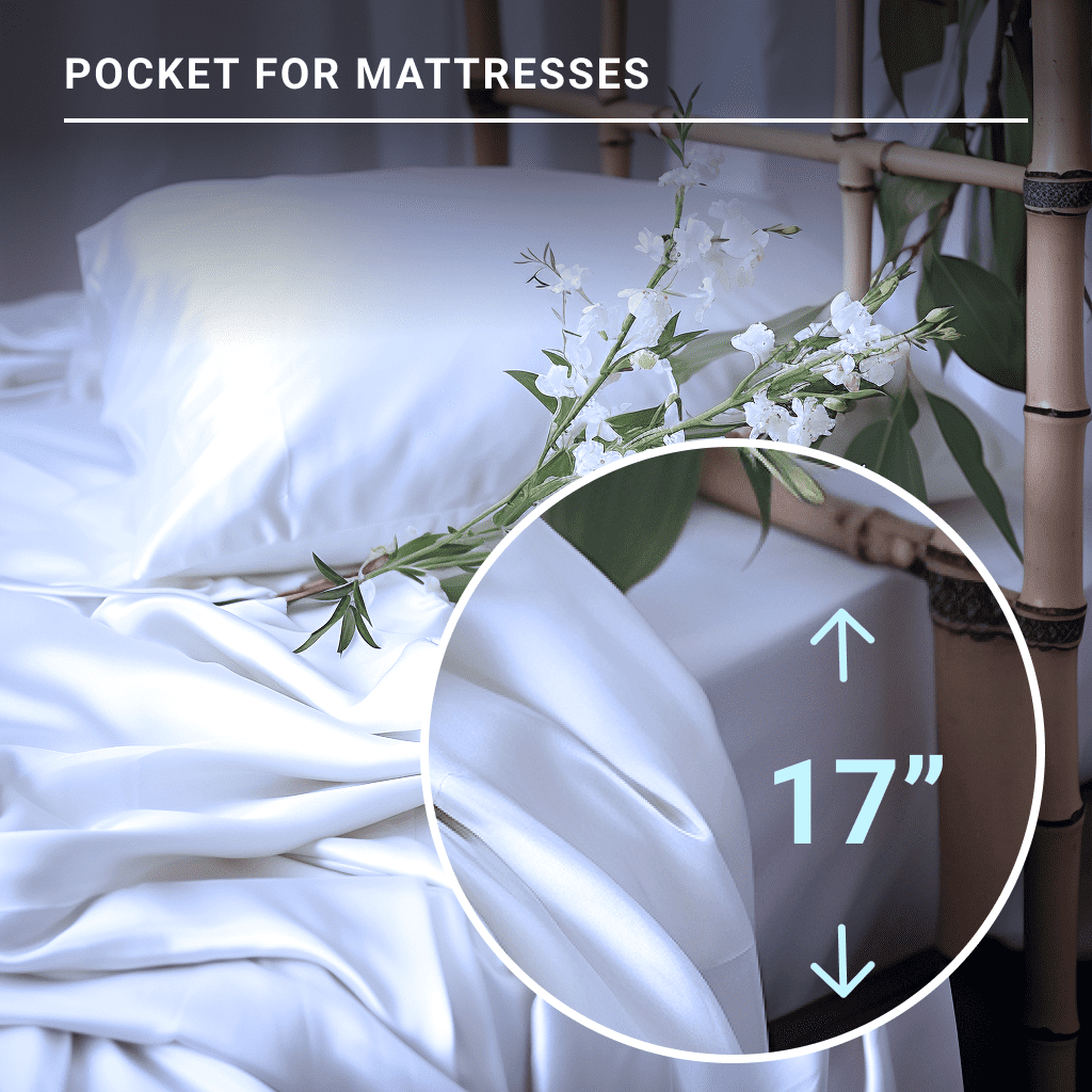 FAVELLINI Symphony Of Nature 4-Piece King Bed Sheet Set, 300 Thread Count, Soft & Cooling, Hypoallergenic, Eco-Friendly