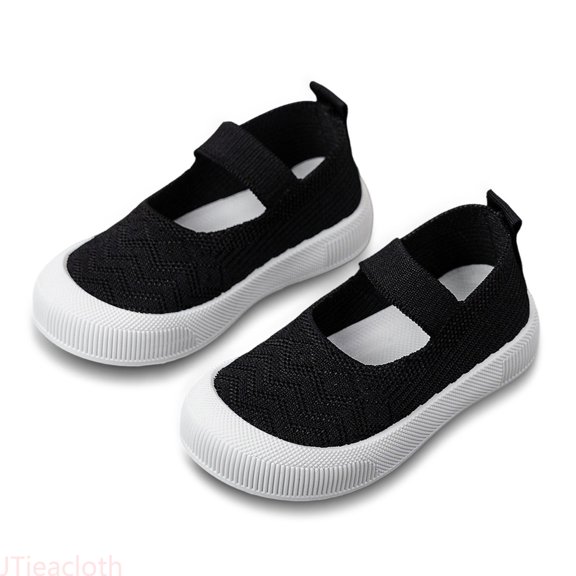 JTieacloth Breathable Girls Casual Sneakers Lightweight Elastic Cuff Low Top Walking Shoes For Toddler Kids Outdoor Play Athletic Running Shoes,Sizes 6 Toddler