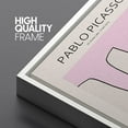 thumbnail image 4 of PixonSign Framed Canvas Print Wall Art Picasso Multicolor Geometric Line Art Abstract Shapes Illustrations Modern Art Decorative Minimal Relax/Calm for Living Room, Bedroom, Office - 16"x24" WHITE, 4 of 5