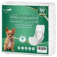 thumbnail image 1 of Pañales para perros IMMCUTE para hombre, talla XS, 50 quilates, superabsorbentes, 1 of 8