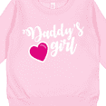 thumbnail image 3 of Inktastic Valentine's Day Daddy's Girl with Heart Toddler Sweatshirt, 3 of 4