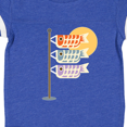 thumbnail image 4 of Inktastic Japanese Carp Fish Flags Boys or Girls Baby Bodysuit, 4 of 5