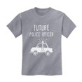 thumbnail image 1 of Tstars Boys Unisex Birthday Gift for Boy Birthday Party Future Police Officer Gift for Policemen Gifts Cute B Day Party Kids T Shirt, 1 of 6