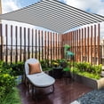 thumbnail image 2 of Yescom 12x12FT 97% UV Block Square Sun Shade Sail Outdoor Patio Pool Garden Yard Lawn Carport Net Awning Gray+White, 2 of 12
