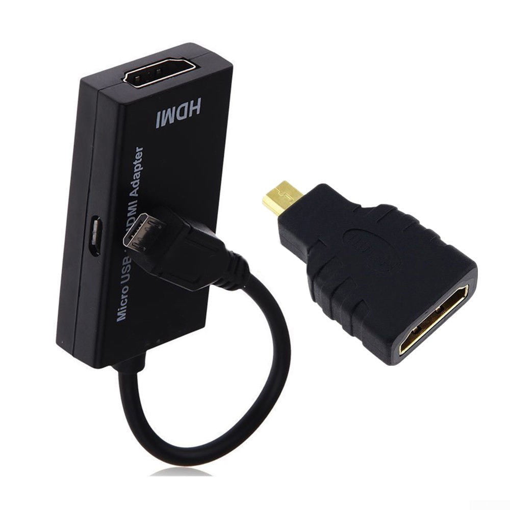 Micro USB Male to HDMI Female Adapter Cable for Android Cell Phone Tablet HD TV