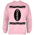 thumbnail image 1 of Halloween Crayon Costume Light Pink Adult Sweatshirt, 1 of 1